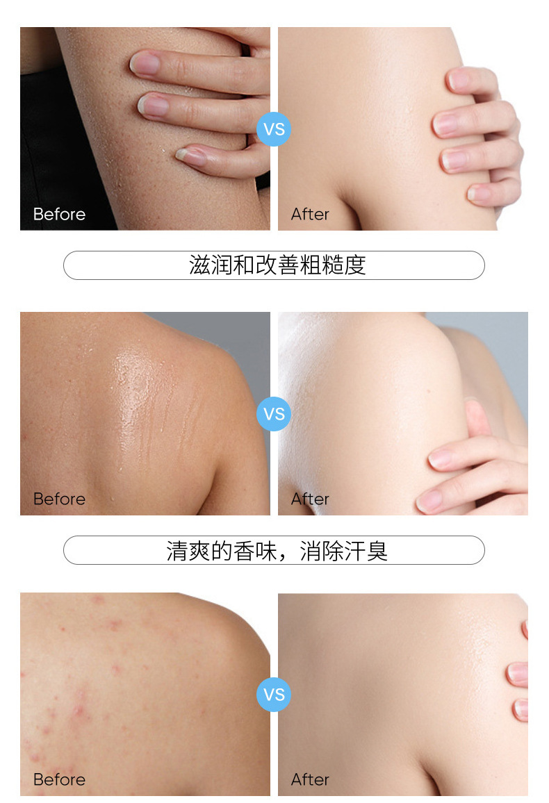 Foreign trade all-English cross-border fragrance Body Wash, perfum-based body Wash, long-lasting fragrance arbutin body wash pic 14