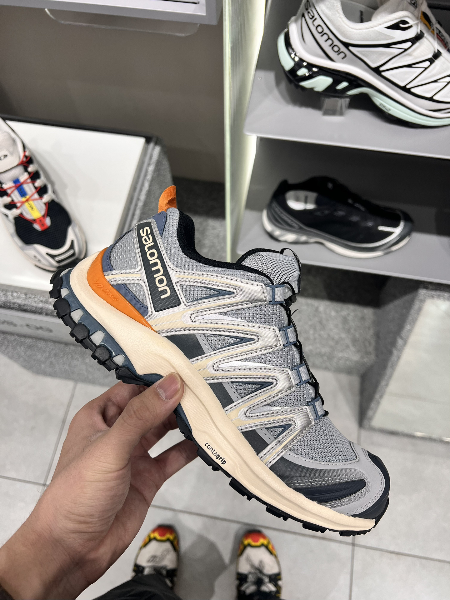 萨洛蒙SalomonXAPRO3D沙场灰男女款登山运动透气防滑跑步鞋户外详情12