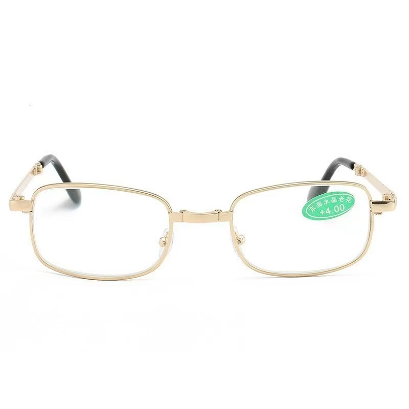Donghai crystal Glass folding reading glasses, high-definition anti-blue light and anti-fatigue portable reading glasses for men and women pic 8