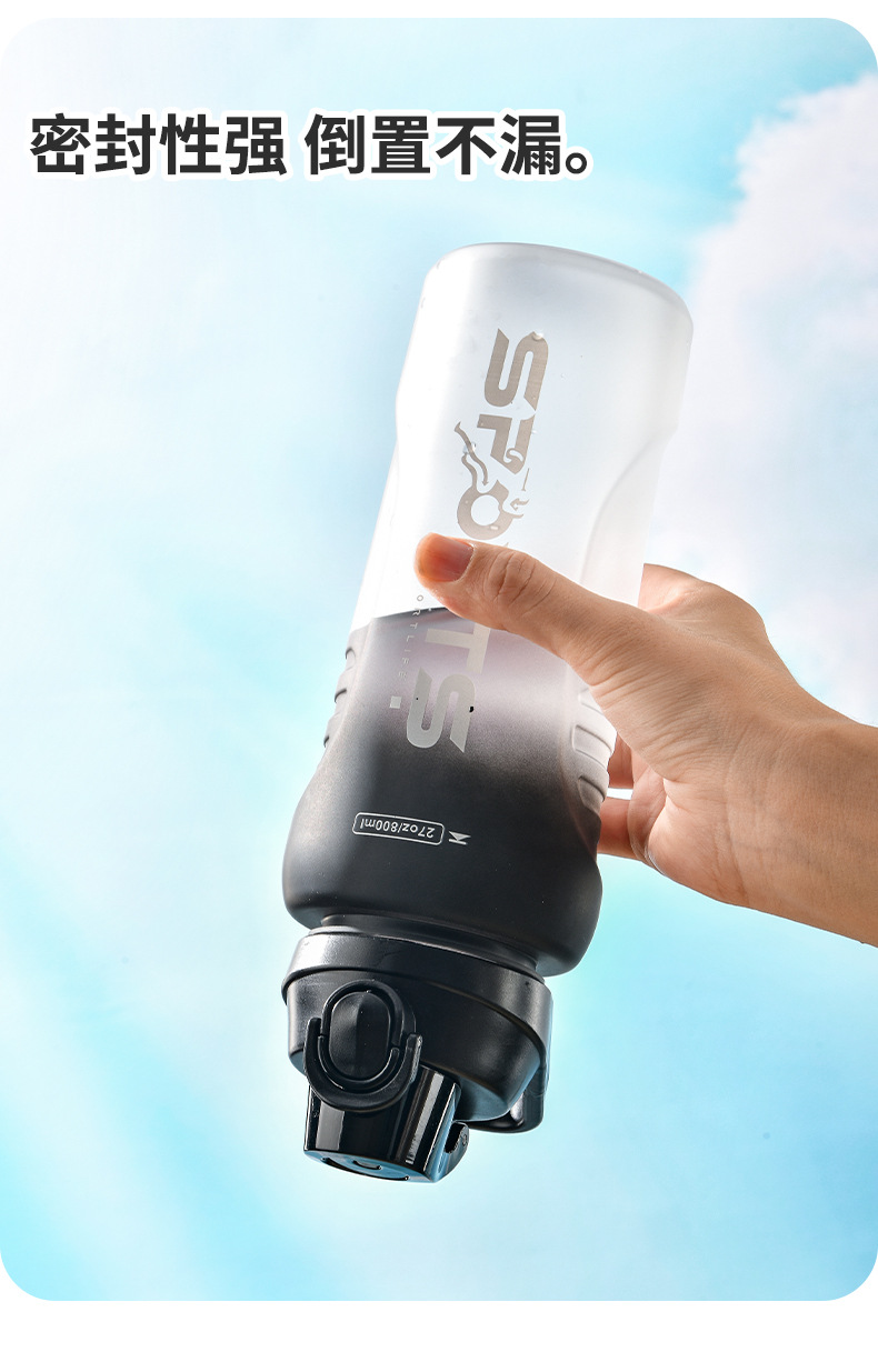 东南亚外贸大容量渐变喷砂直饮水杯男户外防摔手提水壶太空杯子详情9