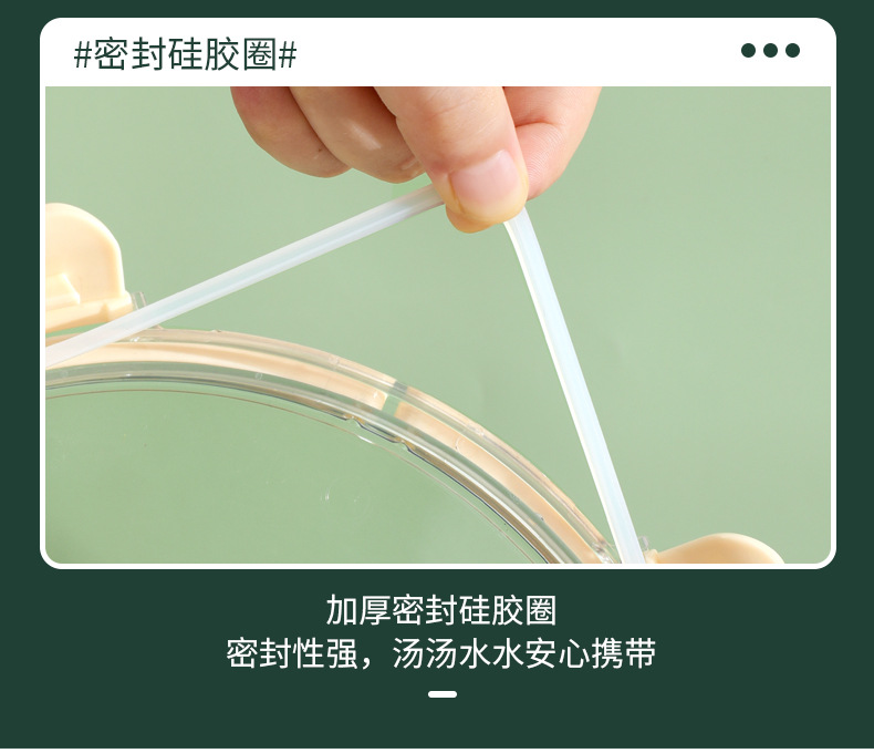 Portable double-layer fresh-keeping box for grains, vegetables, refrigerator, bento box, outdoor picnic blue, snack and fruit storage box pic 7