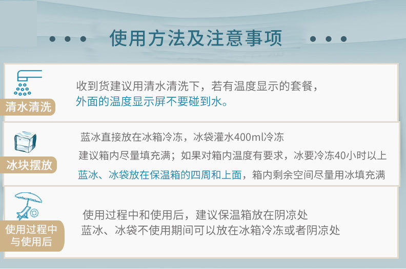 保温箱户外露营野餐冰块冷藏箱车载冰箱商用摆摊便携冰桶保冷外卖详情15