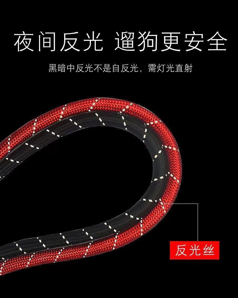 2米3米加长狗狗牵引绳狗绳子遛狗泰迪金毛宠物大型中型小型犬狗链详情2