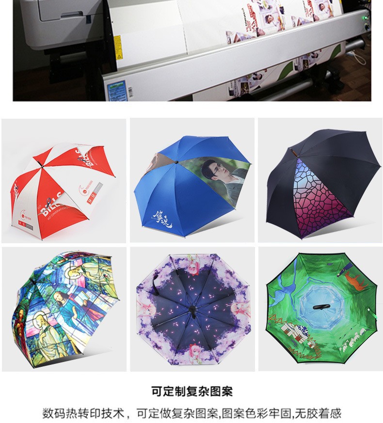 7骨银胶雨伞遮阳伞防晒伞晴雨两用广告礼品伞印LOGO雨伞工厂批发详情2