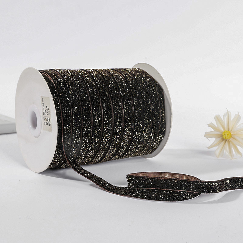 丝带小蝴蝶结内衣袜子用辅料双面涤纶带手打小蝴蝶结现货批发详情14