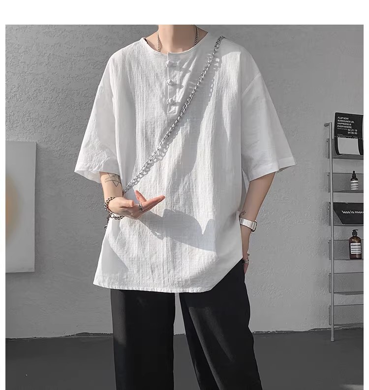 Customized Chinese-style loose Tang T-shirt super factory in Kingston, Washington, USA, based on your provided samples pic 9