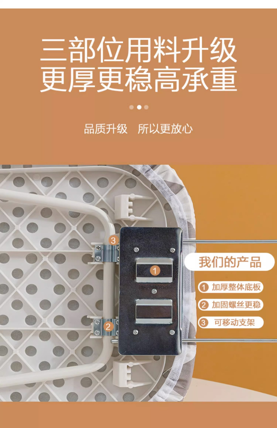 迷你熨斗熨烫板台式烫衣板多功能熨衣服板架熨小号家用折叠熨衣板详情10