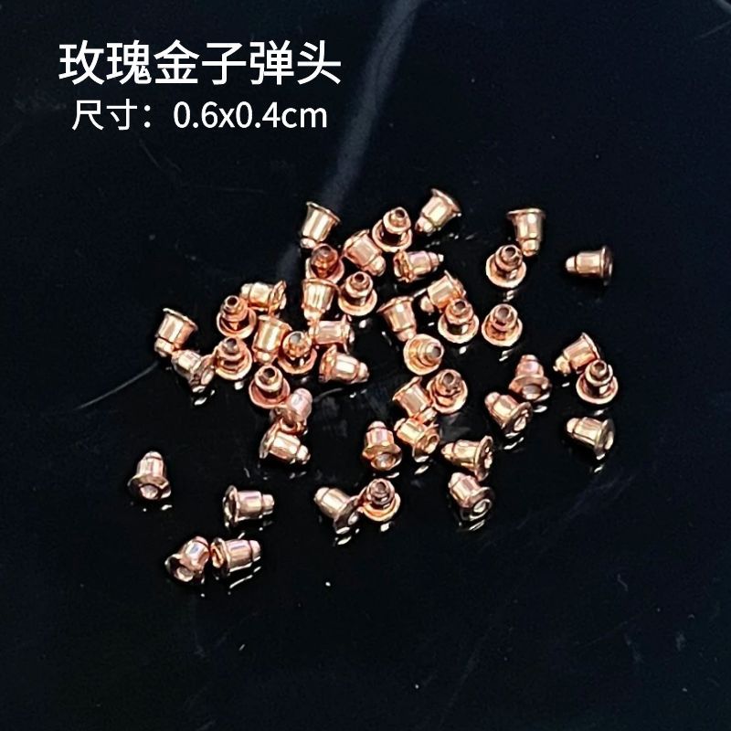 韩版透明硅胶耳环耳堵耳钉扣后塞耳塞帽塑料堵头胶塞后堵扣蝴蝶扣详情8