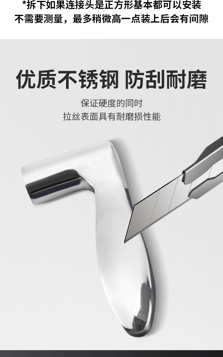 门把手手柄门锁卫生间通用型卧室家用室内房门厕所木门手把柄配件详情8