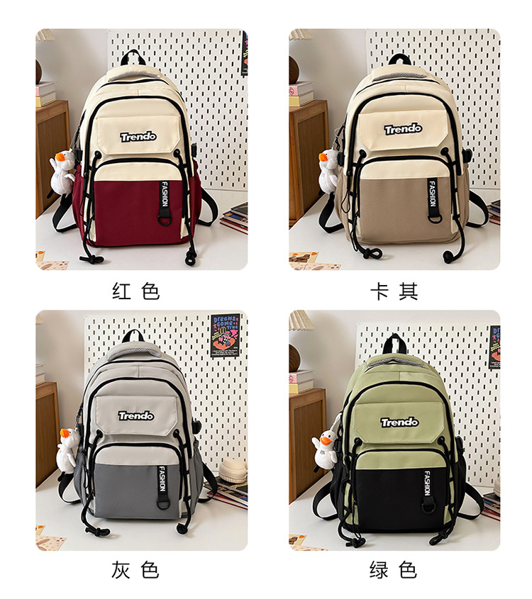 Schoolbag for boys, large capacity, high-end feel, 2025 new style for boys, high school students, backpacks for girls, college students pic 4