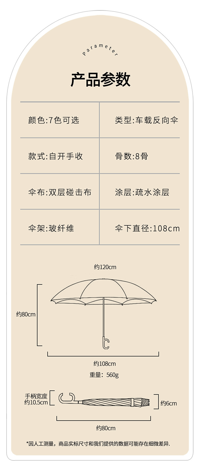 Automatic reverse umbrella, car umbrella, women's all-weather and all-weather sunshade, long-handled large size, weather-resistant special for men pic 20