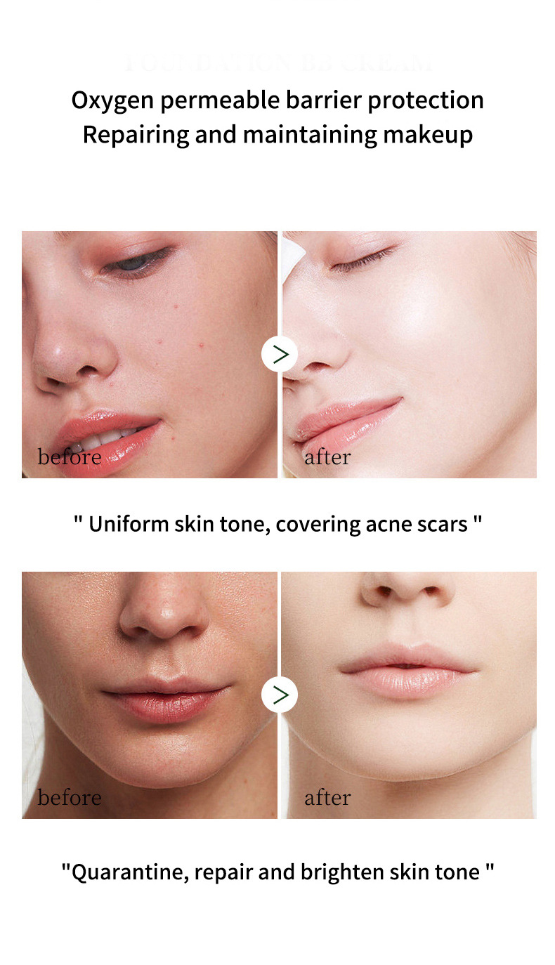 【 Cross-border Exclusive 】Bosuya Long-lasting Moisturizing Concealer Foundation, Pore-Invisible and Non-Smudging bb Cream Wholesale pic 14