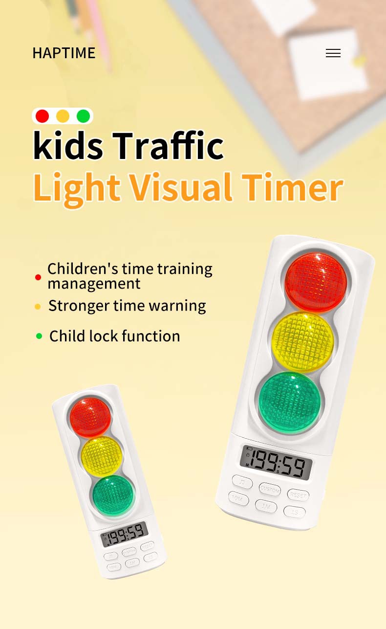 New cross-border traffic light timer, student enlightenment learning check-in schedule, high appearance level self-discipline timer pic 9