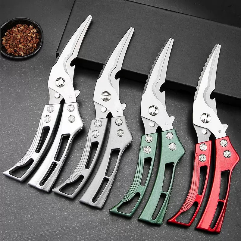 不锈钢多功能专用鸡骨剪锋利强力剪鹅鸭食物厨房剪多用厨房剪刀详情11