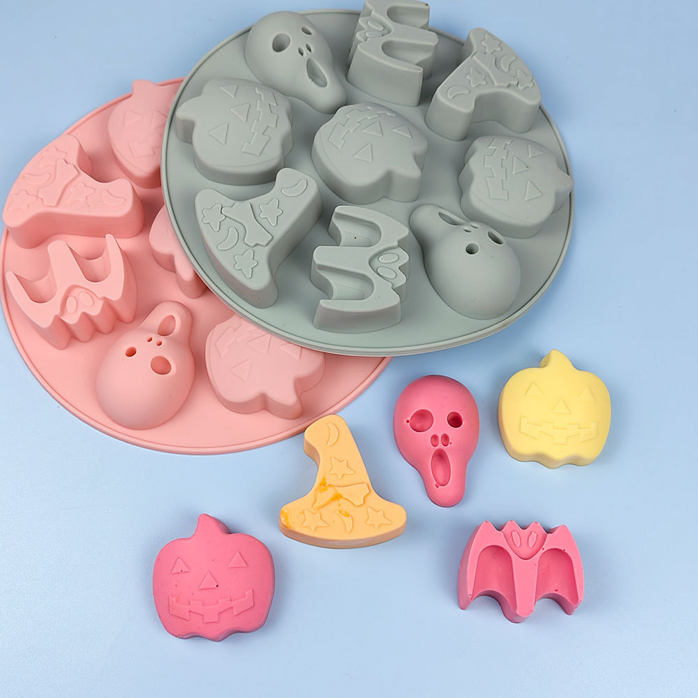 9 líneas de diferentes flores y hierbas forma de silicona de grado alimenticio molde de chocolate caramelo gelatina molde de polvo fresco molde de jabón artesanal DIY pic 27
