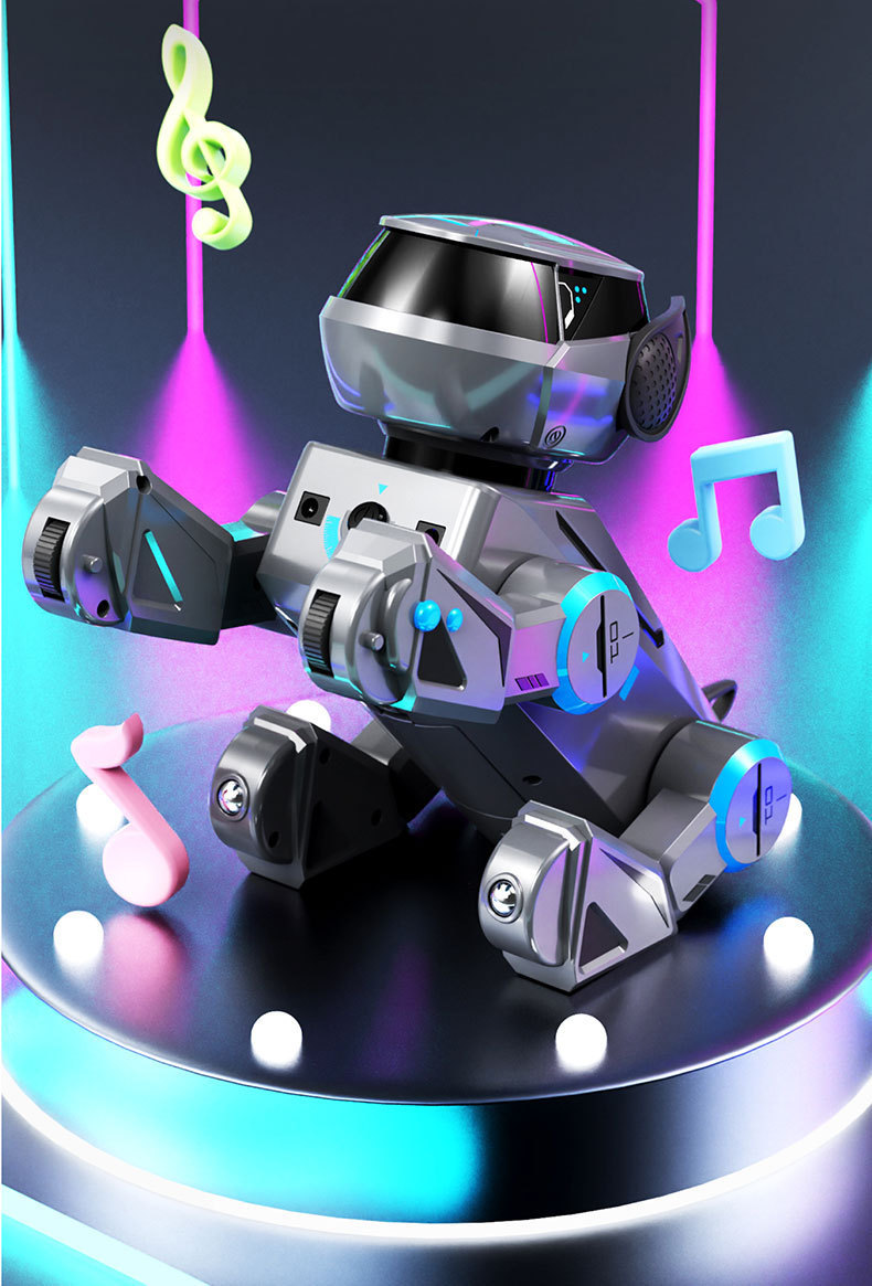 AI跨境外贸遥控智能机器狗黑科技机械狗人工智能宠物电子儿童玩具详情3