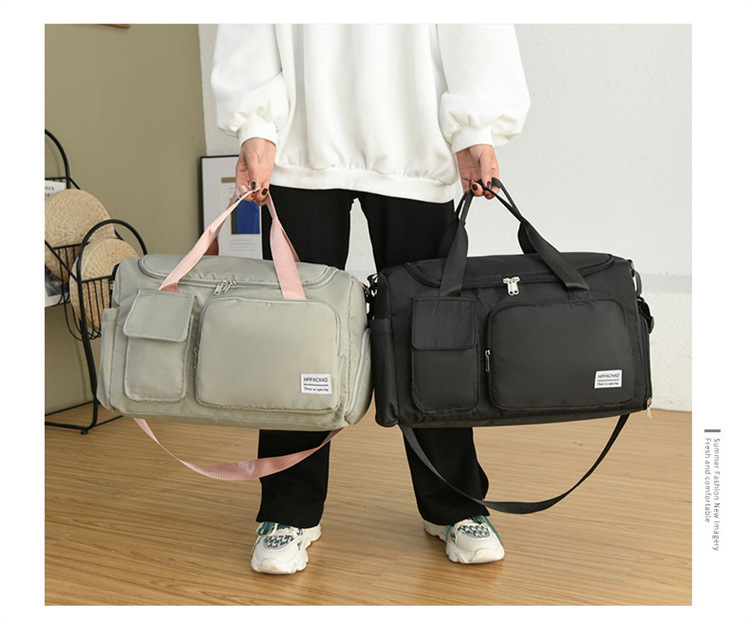 手提独立鞋位健身包干湿分离游泳包牛津布瑜伽旅行包休闲旅行必备详情22