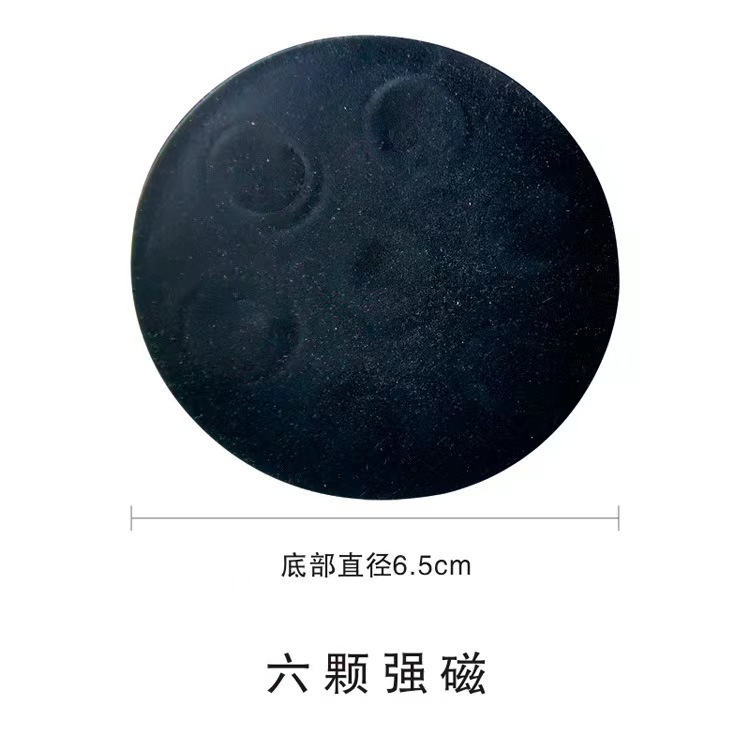 跨境车载强磁性磁吸车旗办公桌旗杆底座小红旗可印logo旗帜底座详情3