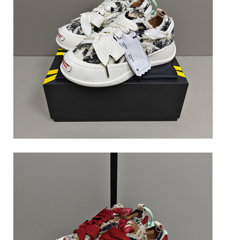 檀健次同款厚底帆布鞋女潮开口笑小白鞋情侣款小众计设运动板鞋男详情23