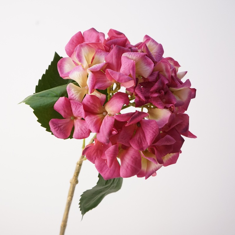 高品质手感保湿绣球花单枝荷兰绣球家居餐桌装饰花艺婚庆假花批发详情16