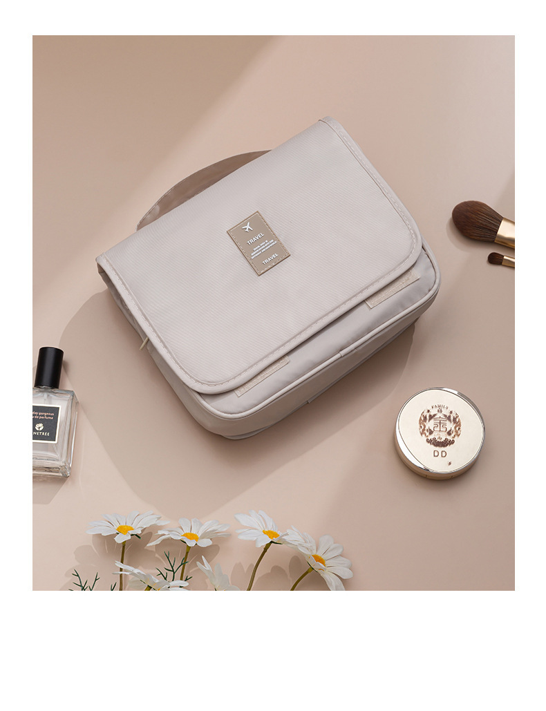 【 Organizer 】 Cross-border Linked Toiletry Bag, Makeup large-capacity hanging travel storage bag, travel storage pic 14