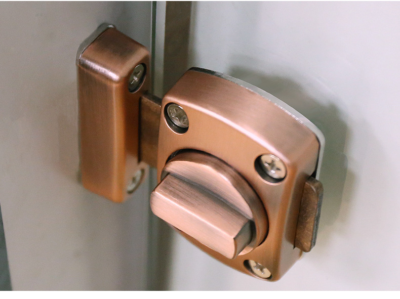 免打孔门插销门扣卫生间门锁插销式锁扣门插销插销锁反锁防盗扣锁详情17