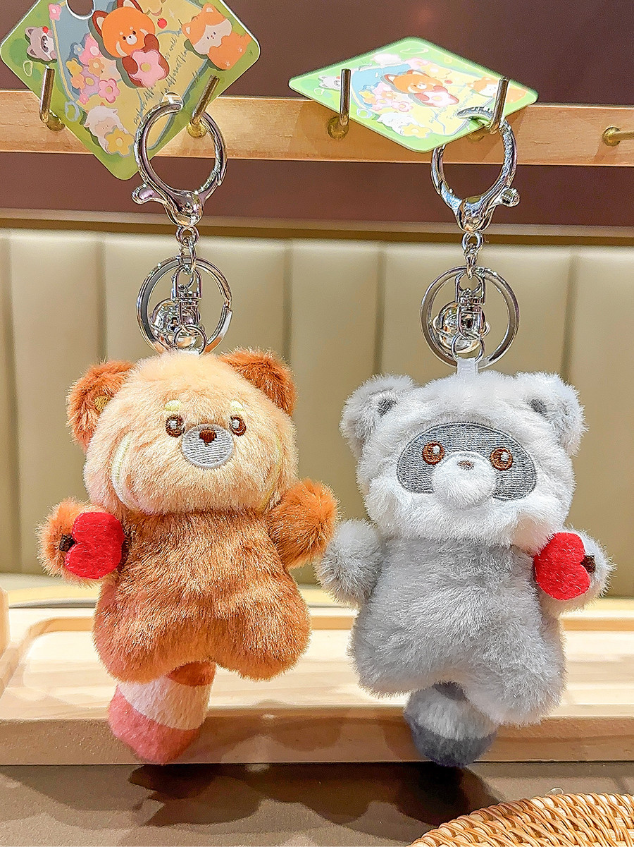 Wholesale of cute rabbit plush keychain pendants and gifts for best friends pic 10