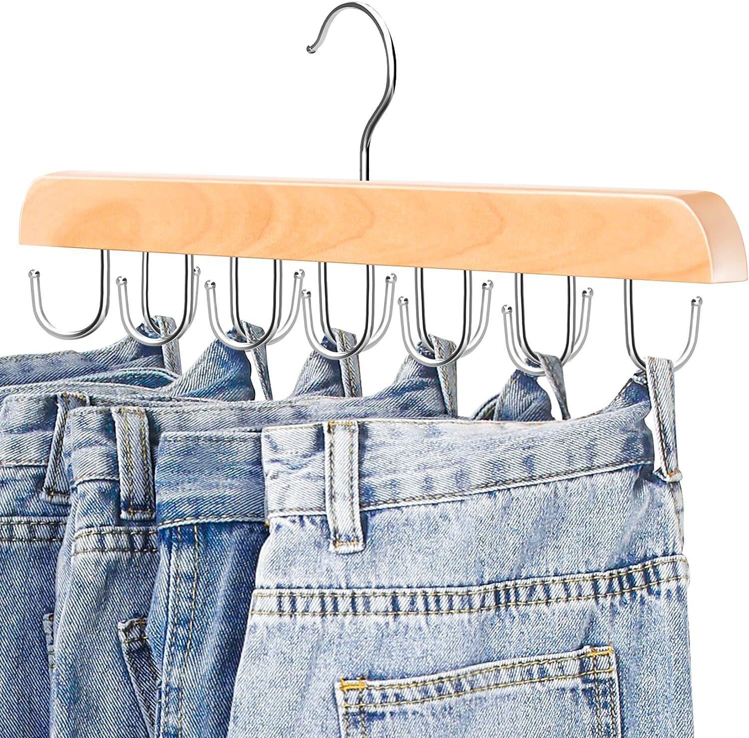 实木收纳衣架帽子裙子裤子领带多用实木衣架酒店家用防滑无痕衣挂详情9