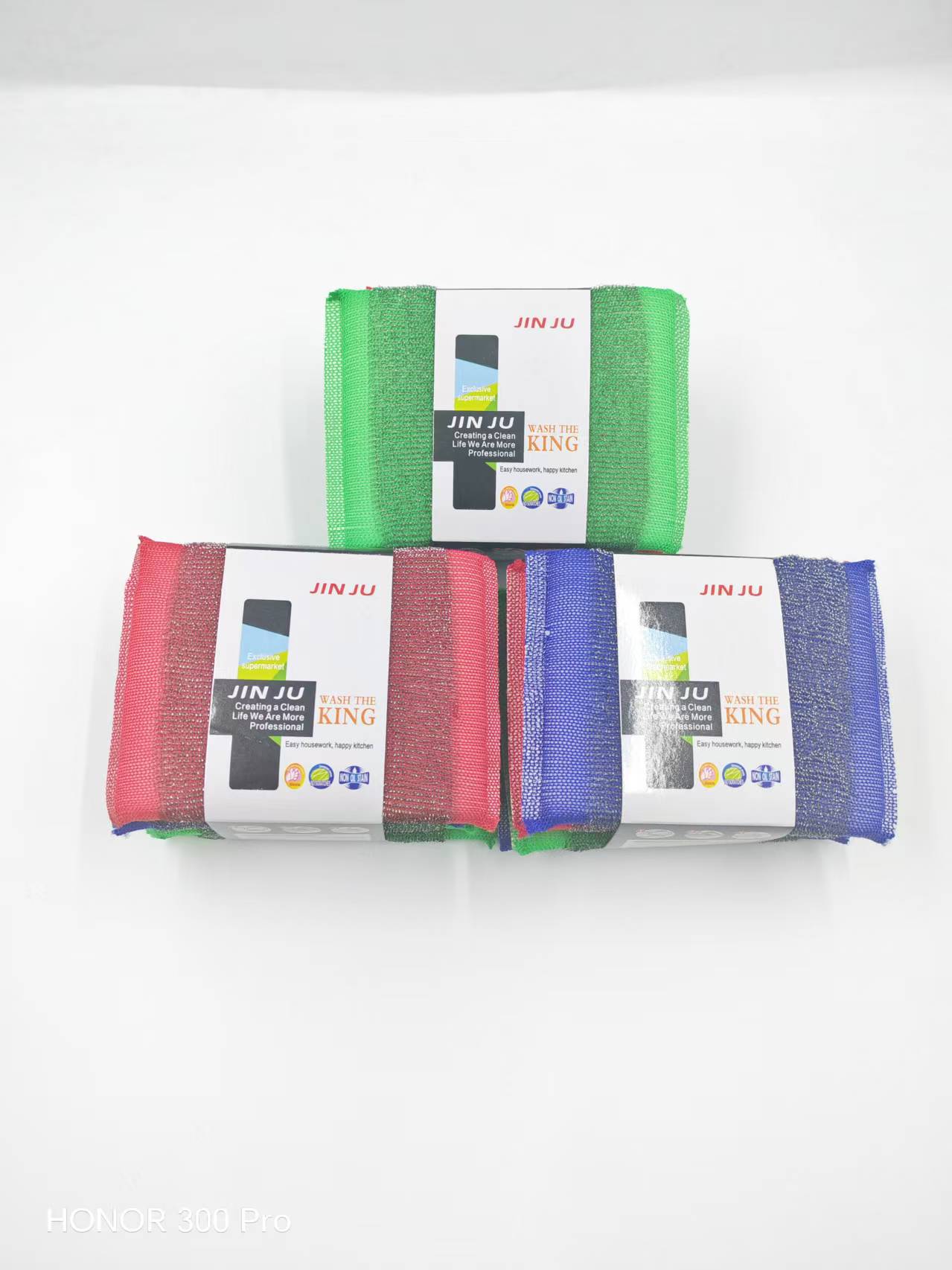 Household steel wire cloth, sponge, scouring pad, kitchen dishwashing cloth, cleaning cloth, sponge, scrubbing pot cloth are durable and easy to clean pic 8