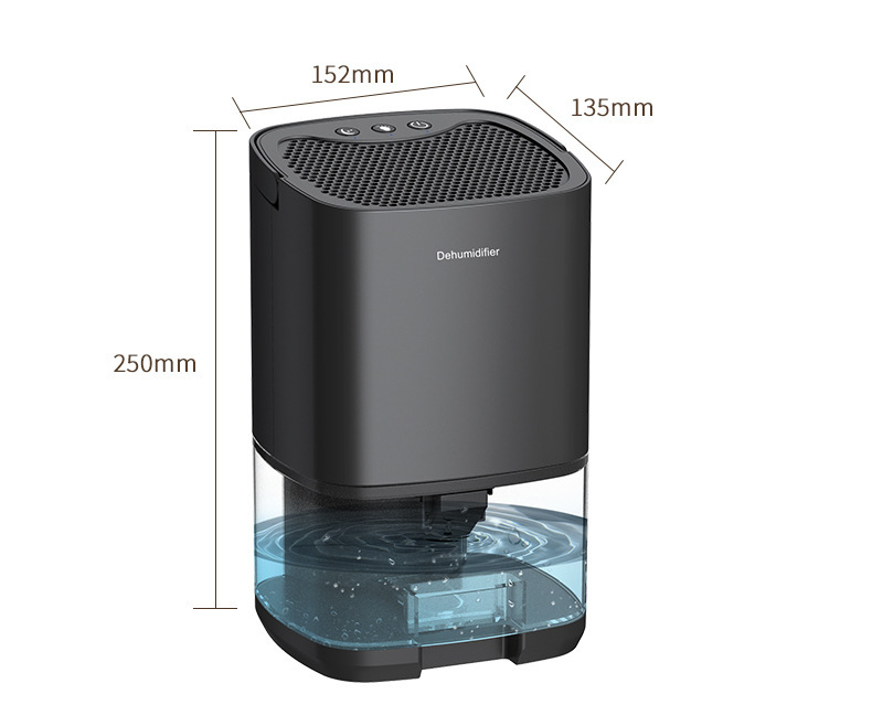 350ml/D dehumidifier, household bedroom silent small dehumidifier, mini moisture-proof dehumidifier for dehumidification pic 17