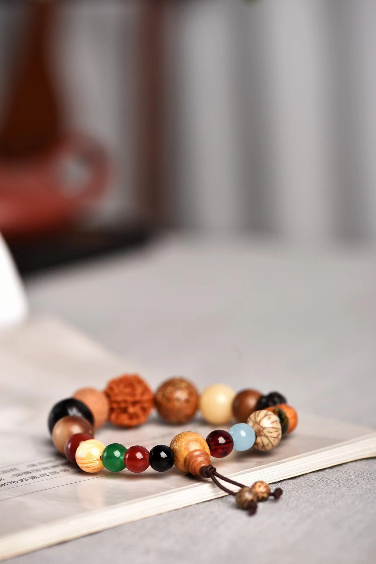 Hot-selling 18-seed Bodhi bead bracelet, 18-bead root prayer bead chain, temple connection, scenic spot commemoration of male and female couples pic 7