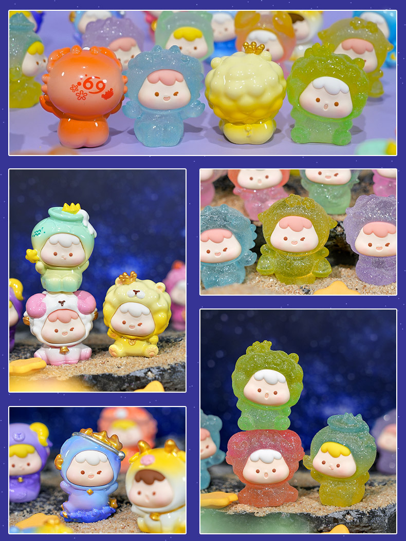 超可爱迷你摆件十二星座盲盒潮玩学生礼物创意摆件装饰工厂直销详情6