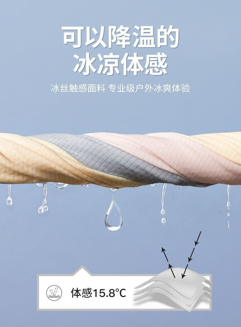 This is a light, comfortable and breathable ice silk sun-protective garment for both men and women in summer. It is a simple and versatile outdoor fishing and sports sun-protective clothing pic 18