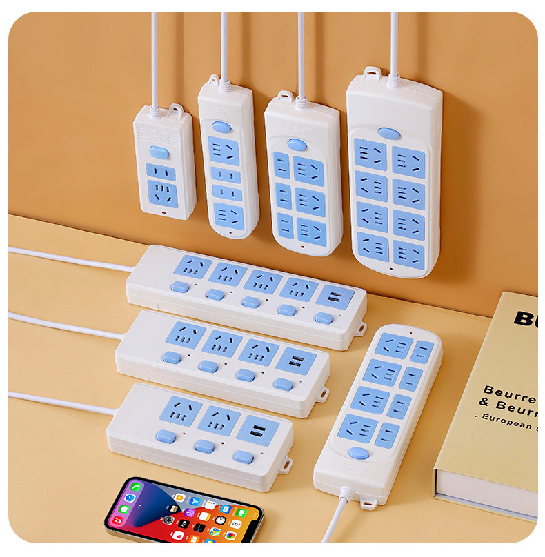 Wholesale of household multi-socket, multi-functional, multi-hole socket boards, power strips, power strips with wires, long power strips and sockets pic 11