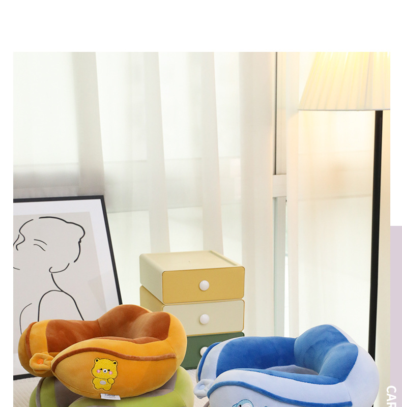 驼峰u型枕办公室午睡护颈枕旅行便携颈枕柔软飞机枕可加印logo详情6