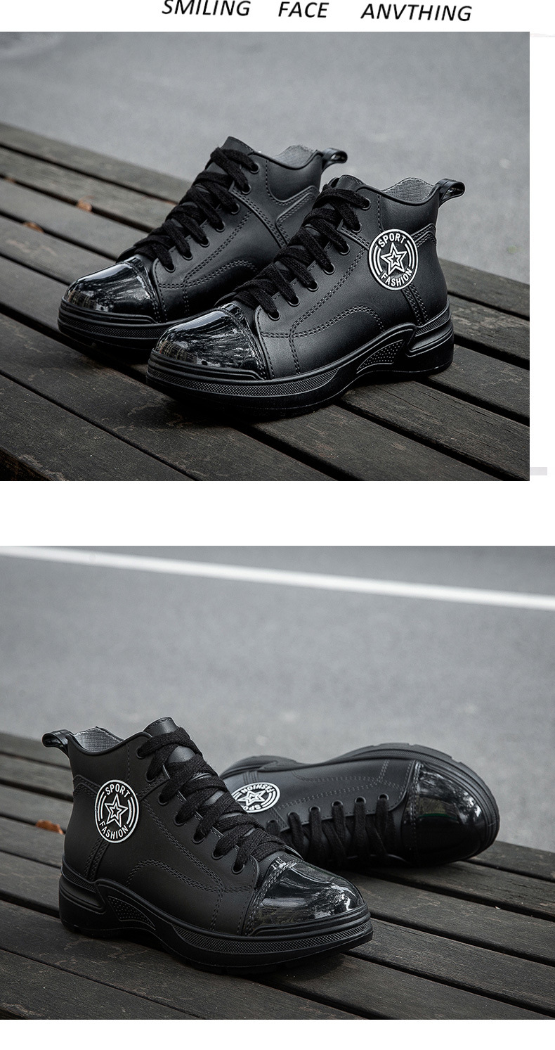 时尚女款防水雨鞋防滑雨靴短筒新款韩版休闲外穿套脚胶鞋外贸跨境详情14