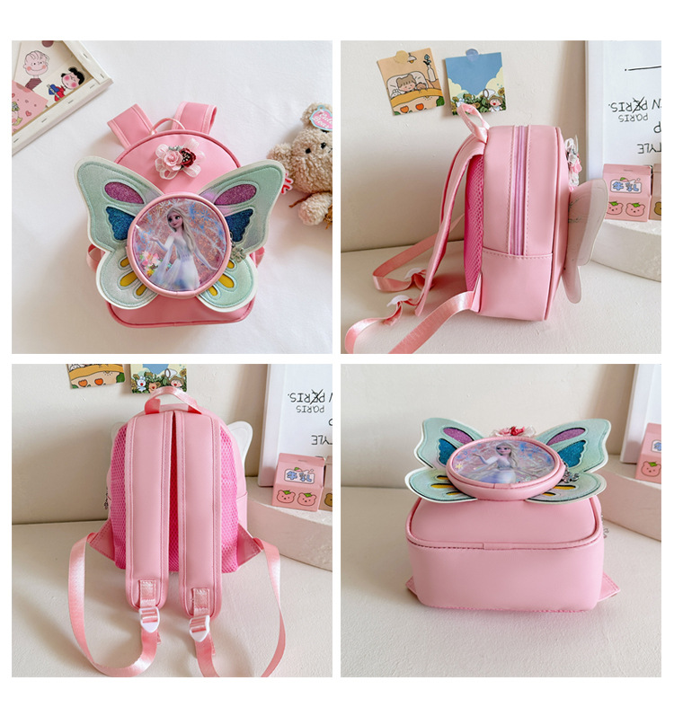 Cute cartoon Aisha kindergarten schoolbag, girl princess baby, trendy children's bag, butterfly girl's backpack pic 48