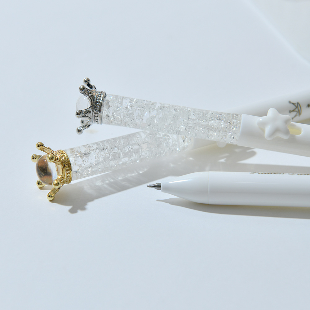 Chenxi Princess Pen 0.5mm Gel Pen Ice Crack Creative Press Gel Pen Queen Scepter Pen Designed student signature pen High-quality writing tools pic 19