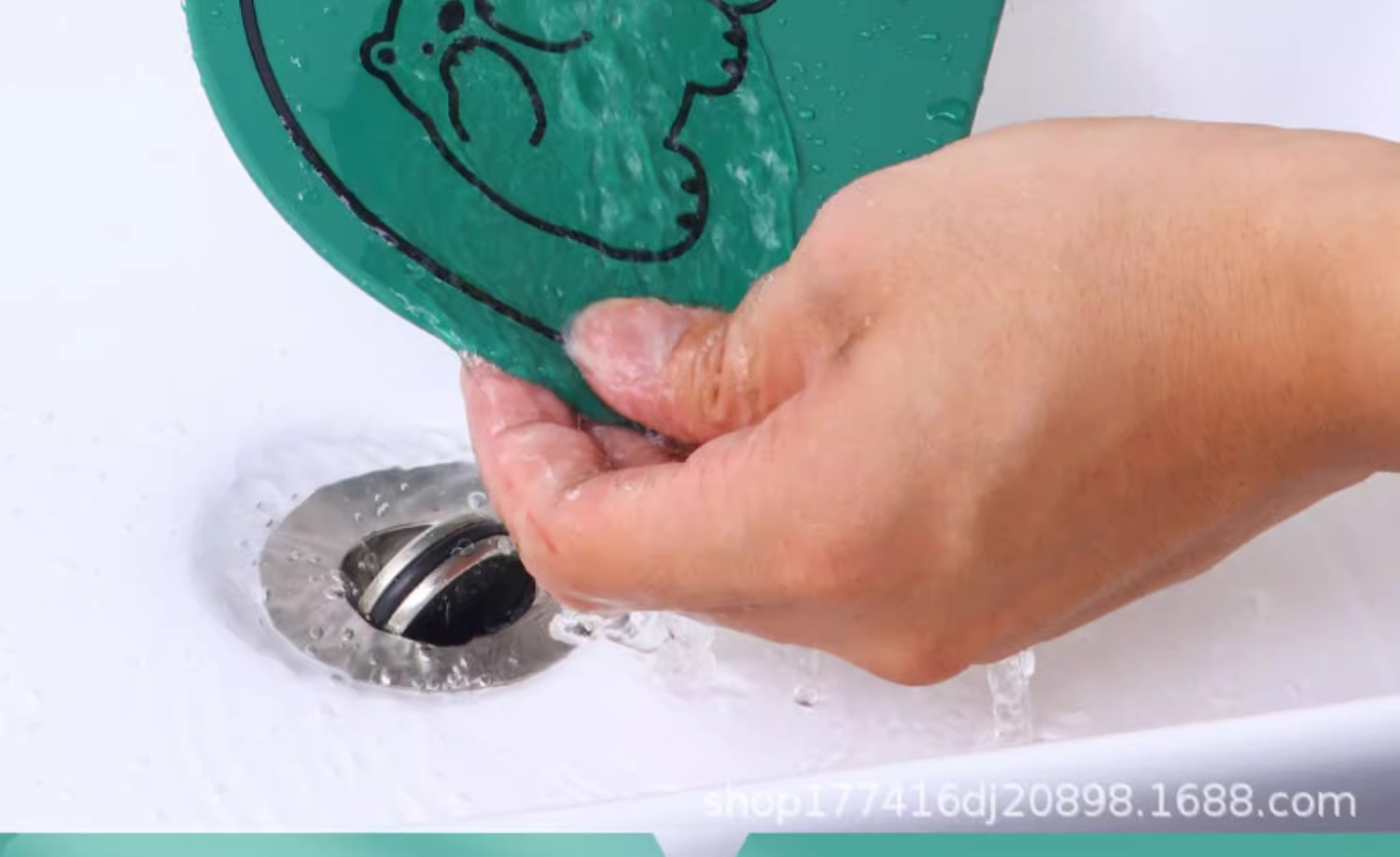 卡通地漏防臭硅胶垫下水道密封堵口防返臭盖卫生间浴室防反味通用详情13