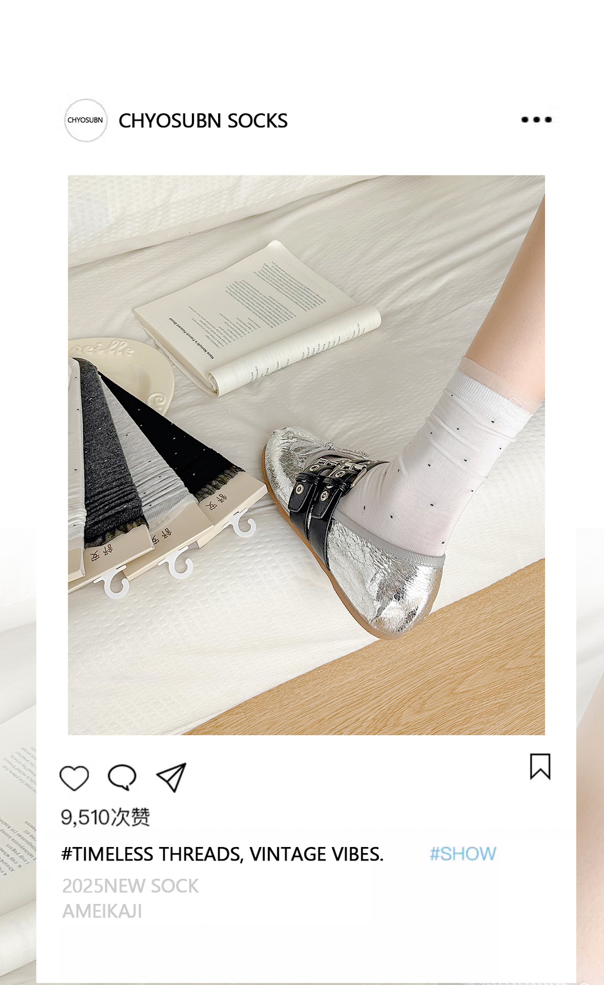 袜子女夏季薄款白色女士可爱日系miu风芭蕾风夏天堆堆中筒长袜潮详情6