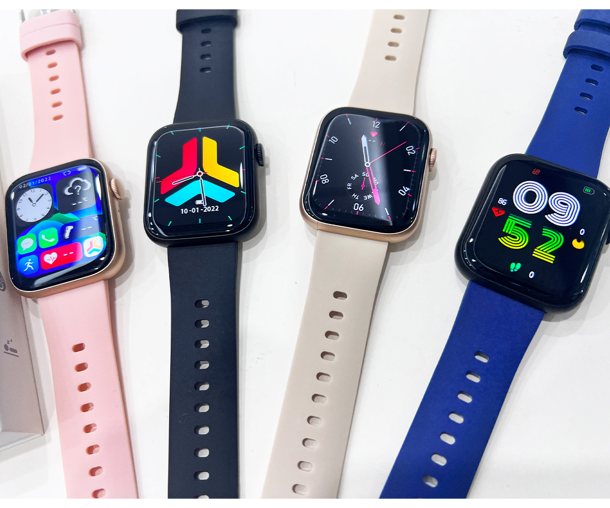 The new QX7 smart bracelet for foreign trade features 1.85 Bluetooth call and one-click direct connection to the true blood oxygen and temperature measurement sports watch pic 2