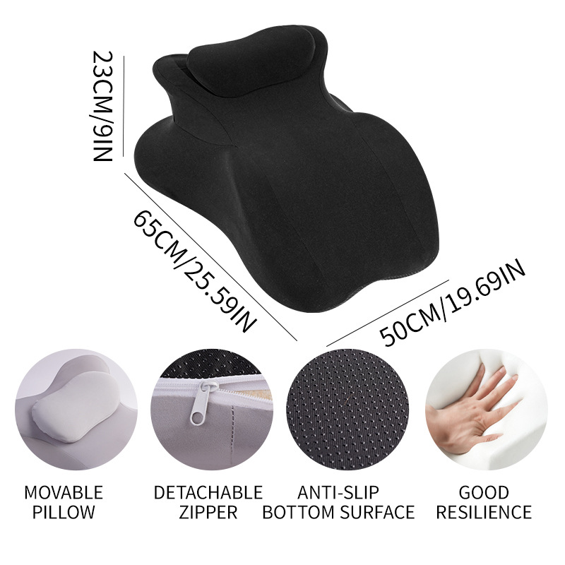 Extra-large multi-functional prone pillow, a special pillow for the bed, a backrest cushion for playing with mobile phones and reading in the prone position pic 13