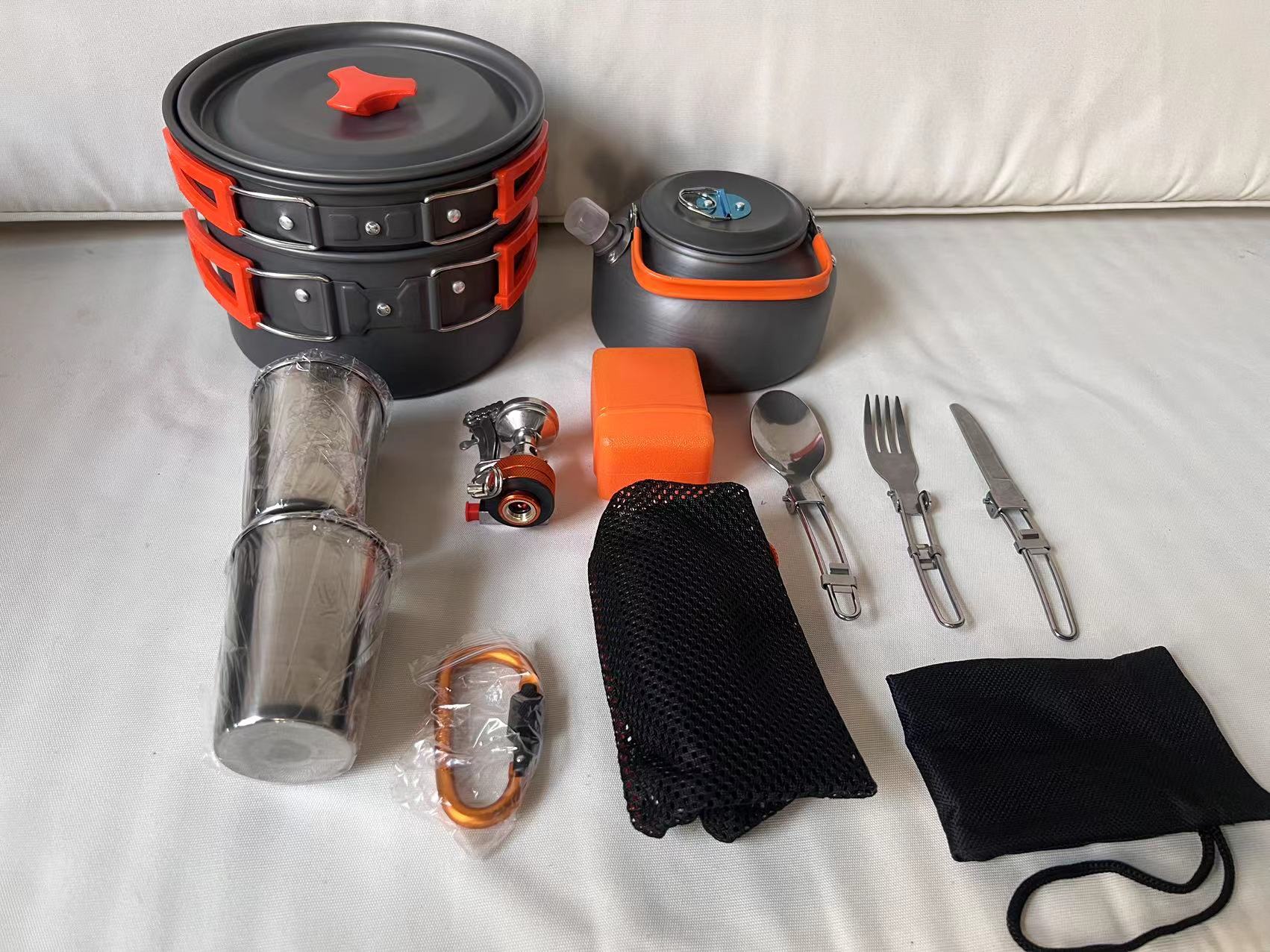 卡式炉韩式户外炊具套装钛杯淋浴器户外厨具用品详情2