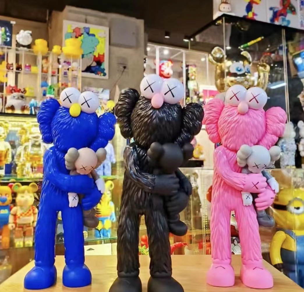 kaws芝麻街公仔客厅高档轻奢潮玩暴力熊桌面摆件手办卡通家居礼物详情3