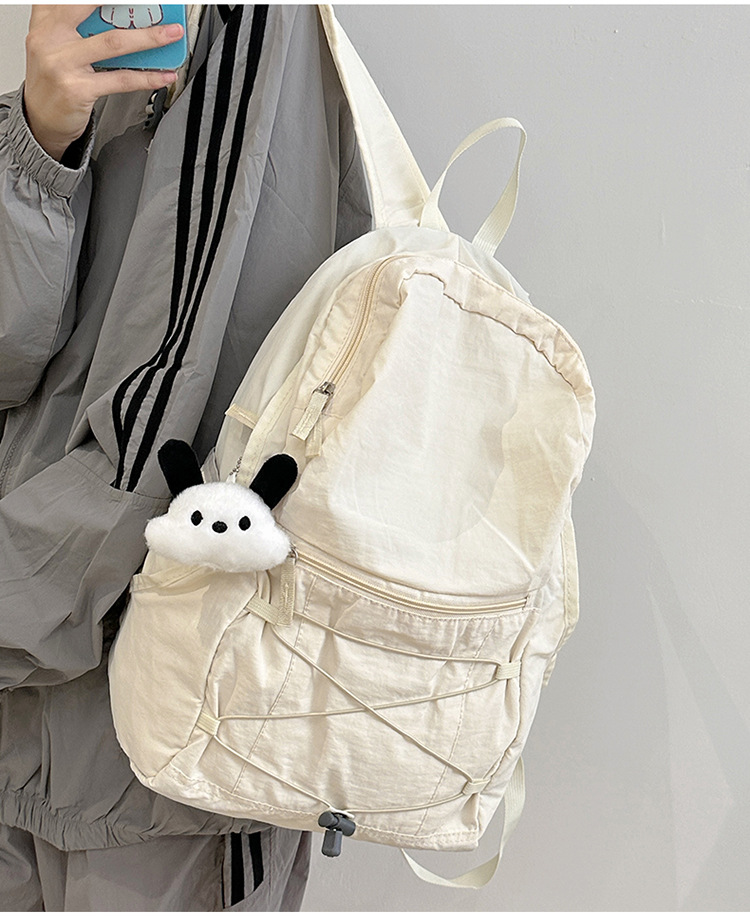 旅行户外双肩包女轻便撞色登山包徒步骑行大容量运动春游爬山书包详情20