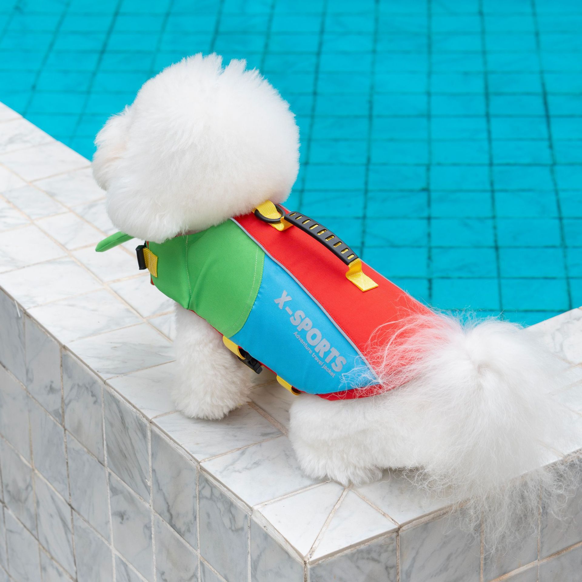 宠物项圈救生衣狗用宠物用品饰品项圈带防水透气舒适详情8