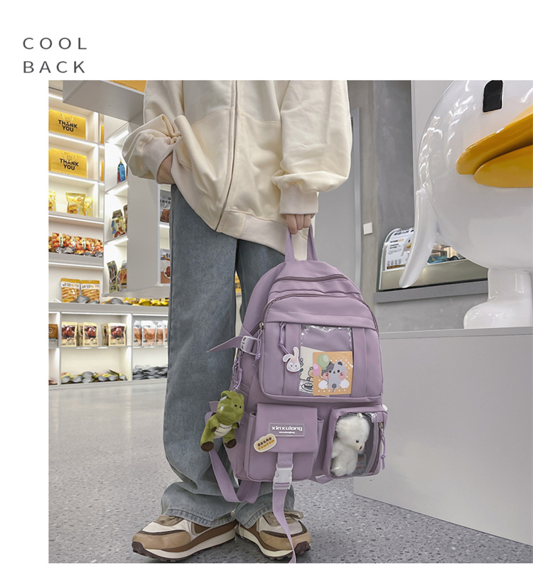 书包初中女生双肩包女痛包大容量小学生日系高中生背包中学生肩包详情10