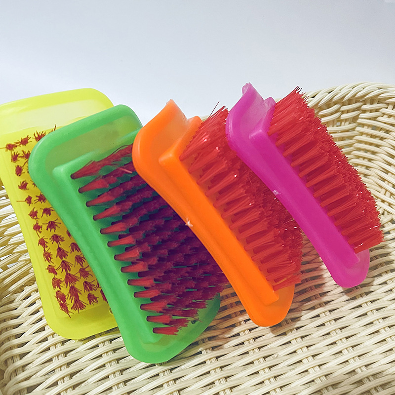【3-6区】3330方刷 500/件 新款方刷糖果色透明色方刷洗衣刷家用鞋刷刷子塑料刷1元货源批发详情6
