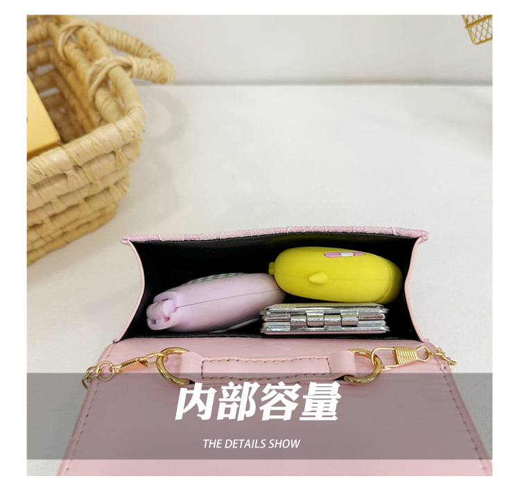 新款儿童珍珠手提包可爱美人鱼蕾丝公主包女宝时尚游玩搭配斜挎包详情25