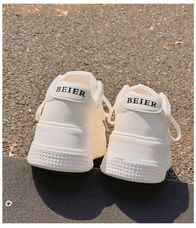 夏季女鞋2025新款网面透气厚底增高小白鞋女百搭休闲时尚运动板鞋详情16